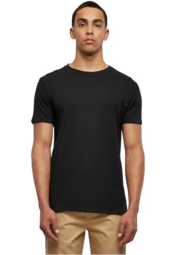 Urban Classics Herren Organic Fitted Strech Tee T-Shirt, Black, L