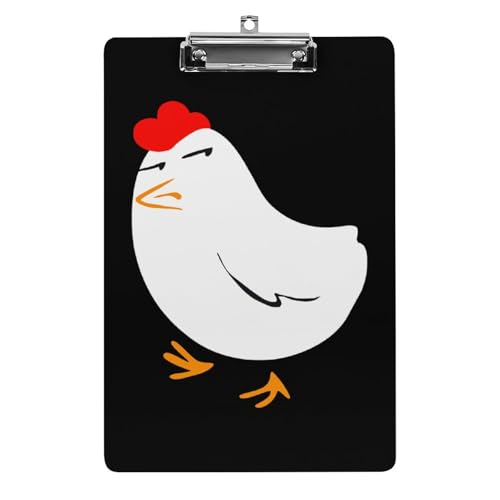 クリップボード A4 縦型 かわいい 鶏 ニワトリ ファイルボード 壁掛け 画板 書きやすい お会計ボード て持ち運びやす 文書整理 文房具 会議パッド 事務用品 メモ 学校 家庭用バインダー
