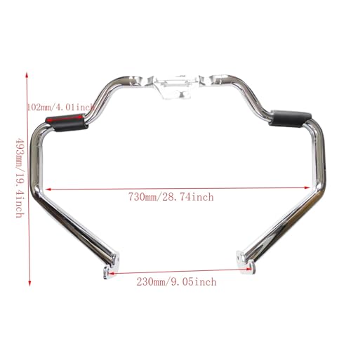 Barre protection pour autoroute Softail absorbant les chocs de route - 7