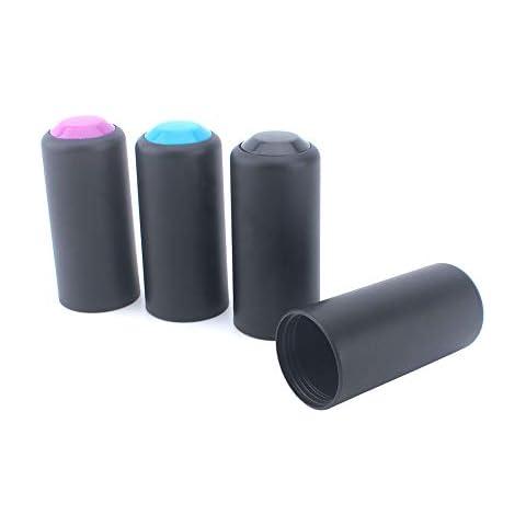 Zramo® Purple 4PC Bulk Color Wireless Mic Battery Screw on Cap/Cup/Cover Microphone Cover for Wireless Microphone System Handhold Pgx24/slx24/sm58 Cover