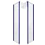 White + Royal Blue Trim