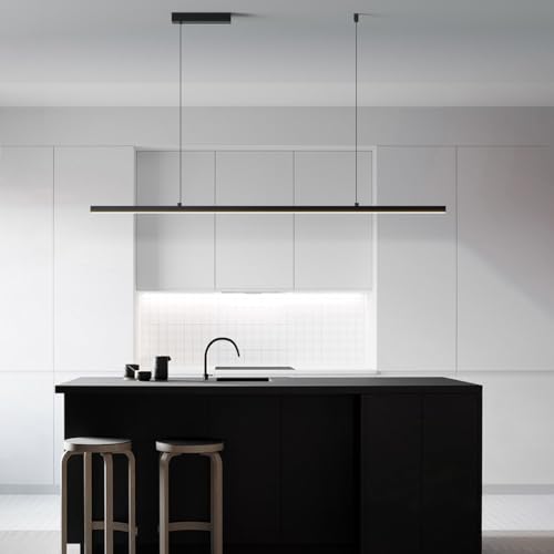 Suspension LED à intensité variable avec télécommande pour grand îlot de cuisine - 2