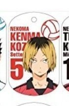 Chara Metal Tag 2 Haikyu accessoire sac lycee Kotsume