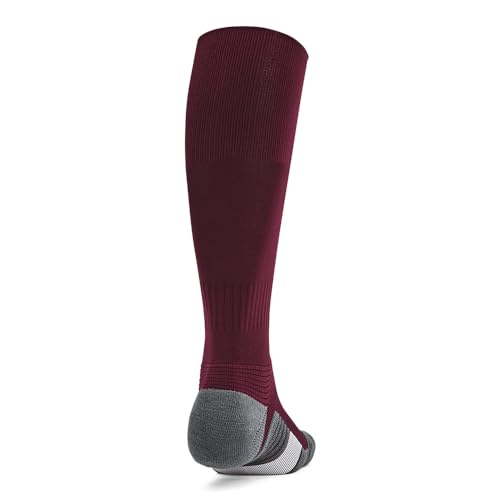 Under Armour Magnetico Socken für Erwachsene, Unisex, 1 Stück, (609) Kastanienbraun/Pitch Grey/Weiß, X-Large – Ansicht 4