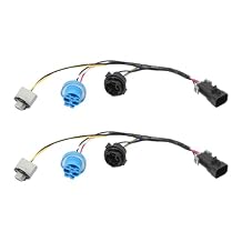 2 PCS Headlight Wiring Harness Headlamp Connector Compatible with 2005-2009 Cobalt 2.2L L4, 2007-2009 G5, 2005-2006 Pursuit Replace 645-205, 22740620, 22740621