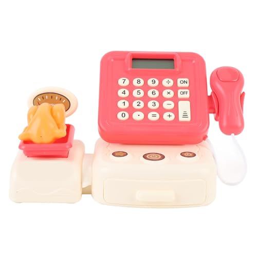 Topiky Juguete de Caja Registradora para Niños con Escáner, Moneda y Calculadora para Niños pequeños: Desarrolle Habilidades Matemáticas, Juego de Rol Interactivo de Supermercado para y Niñas de 3 a 6