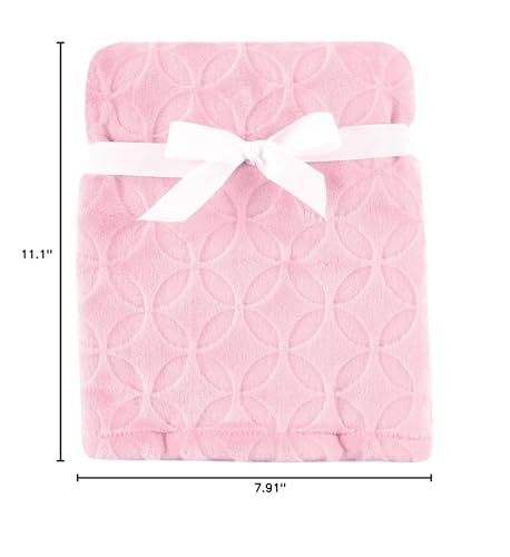 Image of Hudson Baby Unisex Baby Plush Blanket, Circle, One Size