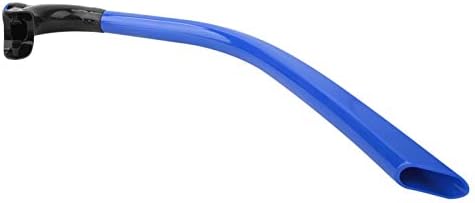 Snorkel Set,Silicone Swimming Front Breathing Tube Training Professional Adults Snorkel Diving Tube(Blue)