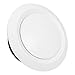 Akozon Grille d'aération ronde réglable en ABS pour ventilateur d'échappement, ventilateur de conduit en ligne, salle de bain, cuisine (150 mm)