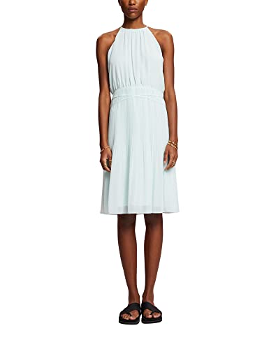 ESPRIT Collection Damen 033eo1e322 Kleid, 390/Light Aqua Green, 38
