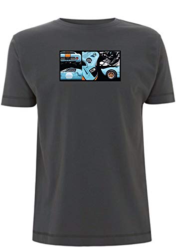 Time 4 Tee Gulf GT40 T Shirt Classic Ford Race Car Le Mans 24 Hour Vintage Supercar Montage Picture