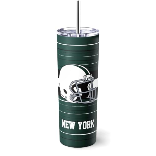 Image of New York J Tumbler 20oz Travel Mug Custom Name and Number Gifts
