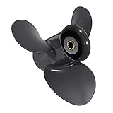 BF 8HP 2000- Más nuevo YCHUAN Hélice Externo de Barco Marino 9 1/4 x 10 1/2 FIT FOR Honda 8-20HP 58130-ZV4-010AH Aleación de Aluminio 3 Cuchillas 8 Spline Diente