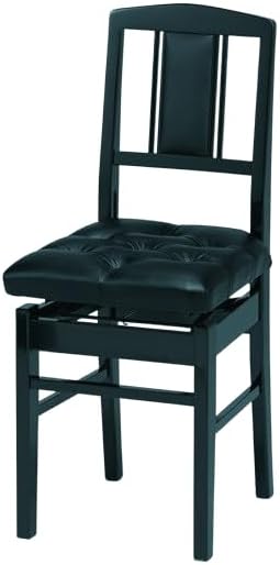 ピアノ椅子 トムソン椅子 高さ調整 KAWAI 背もたれ付き ピアノ