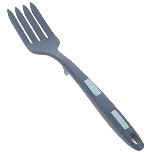 NAMOARLY Large Silicone Fork for Spaghetti Pasta Salad Heavy Duty Kitchen Cooking Fork Non-slip for Daily Use