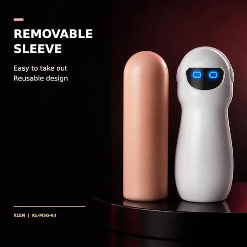 Image of KLEN Personal Massager Cup with Removable TPE Sleeve
