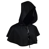 Photo Gallery deerul mantello unisex vintage, cappellino medievale per halloween, cappuccio poncho costume cosplay (nero) Photo Gallery deerul mantello unisex vintage, cappellino medievale per halloween, cappuccio poncho costume cosplay (nero)