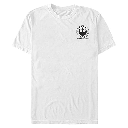 T-shirt Star Wars Homme noir avec logo original Rebel en coton