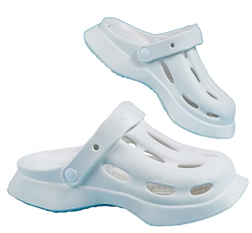 SMajong Kid's Boys Girls Garden Clogs Shoes Cute Slides Sandals Beach Slipper Water Shoes, Removable EVA Footbed with…