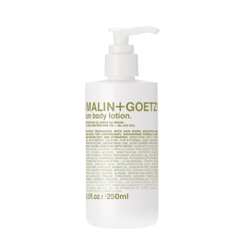 The 15 Best Smelling Moisturizing Lotions for Men Over 50 10 MALIN+GOETZ Rum Body Lotion, Lightweight Hydrating, Dark Rum, 8.5 fl oz