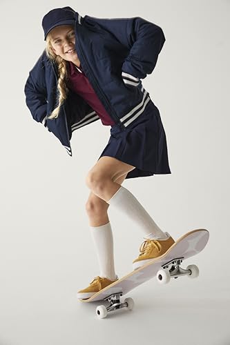 The Children's Place Girls Short Sleeve Ruffle Pique Polo,Rubine 2 Pack,L (10/12)2