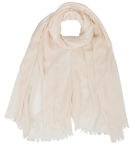 Women's Lightweight-Linen-Scarf - Soft Summer Breathable Casual Shawl Scarves with Fringed Edges(39'' X 77'')