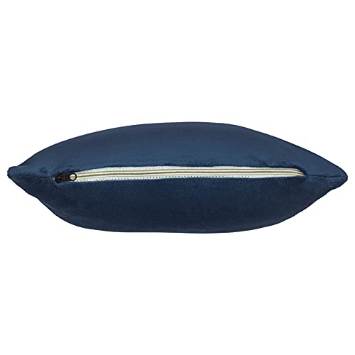 Image of Cazimo Velvet Cushion Covers for Bed, Sofa and Couch - 16 * 16 inches | Ideal for Living Room | Set of 2, Blue