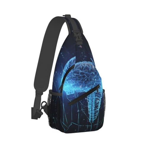 Bolso cruzado tipo bandolera unisex negro miniatura 2
