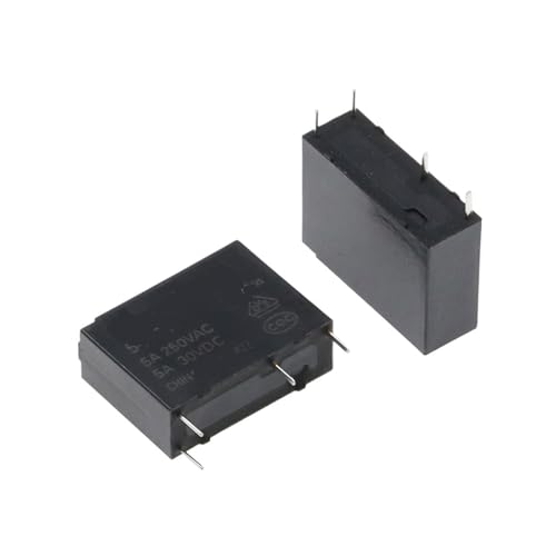 Relé de potencia HF46F-012-HS1 de 12V para conmutación de circuitos impresos de 5A
