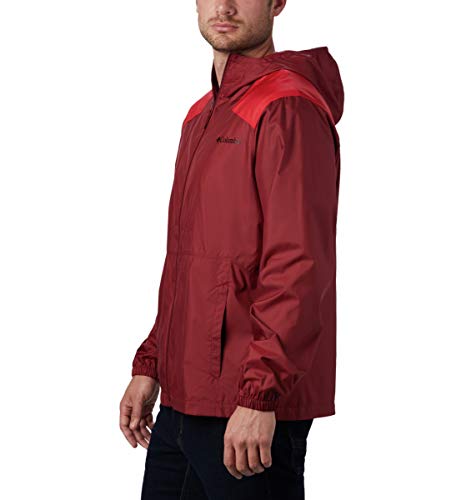 Image of Columbia Hood Polyester Regular Fit Mens Active Wear Jacket (S22-KM3972-011-P)