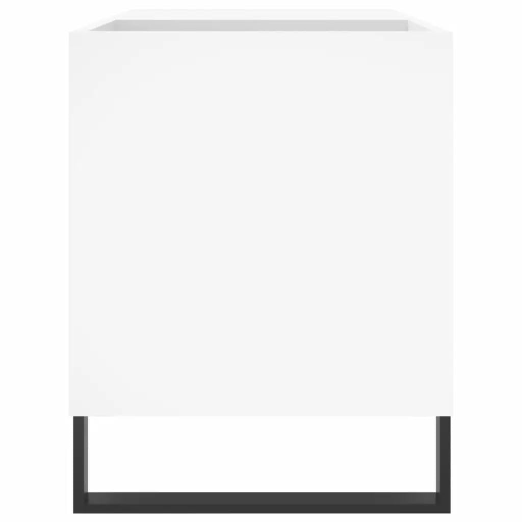 Helloshop26 - Armario para discos (85 x 38 x 48 cm, madera de ingeniería), color blanco