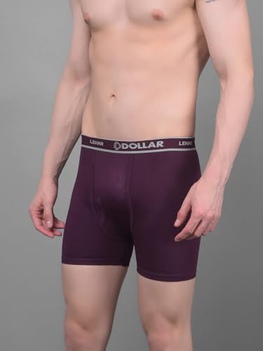 Image of Dollar Lehar Mens Combed Cotton Trunk - Actual Colour May Vary