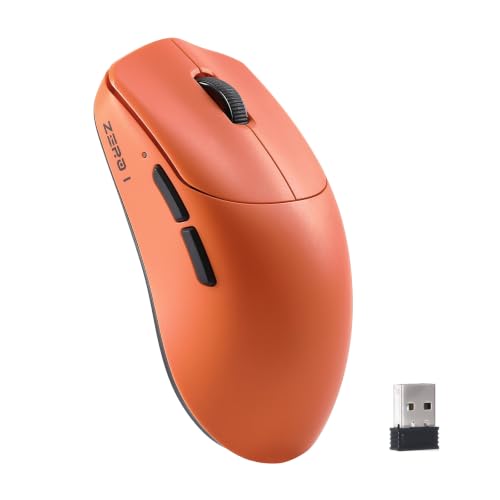 Image of Zero1 Pro Wireless Mouse,Tri-Mode Gaming Mouse, 24K DPI Orange Mouse