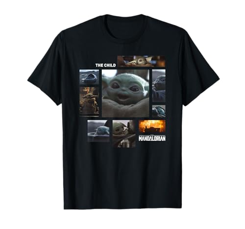 T-shirt Star Wars The Mandalorian The Child Stills en coton pour fan
