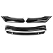 for Audi A4 Avant B7 8E 2004-2026 Front Bumper Lip Compatible Splitter Lip Decorative Car Body Kit Extension Accessories,F/Black