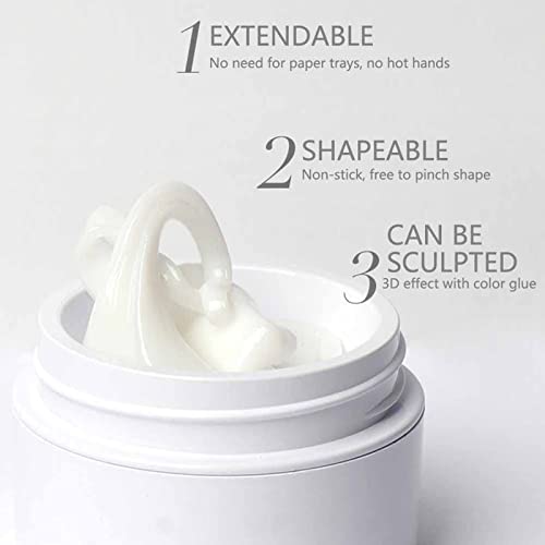 Nail Extension Builder Gel, Solid Gel Polish Nail