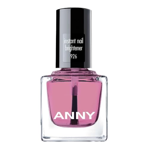 ANNY Instant Nail Brightener - Natürlicher, optisch aufhellender Pflegelack - 15 ml