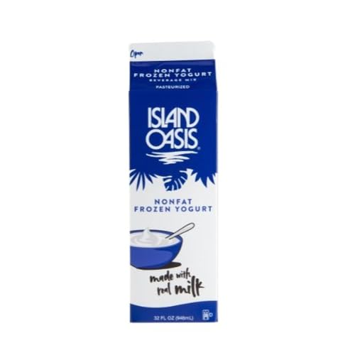 Island Oasis Non Fat Yogurt, 32 Ounce - 12 per case.