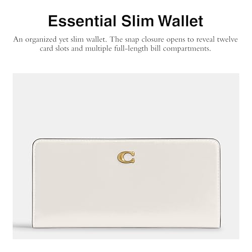 Coach Women's Essential Skinny Accessory-Travel Wallet, B4/Chalk2
