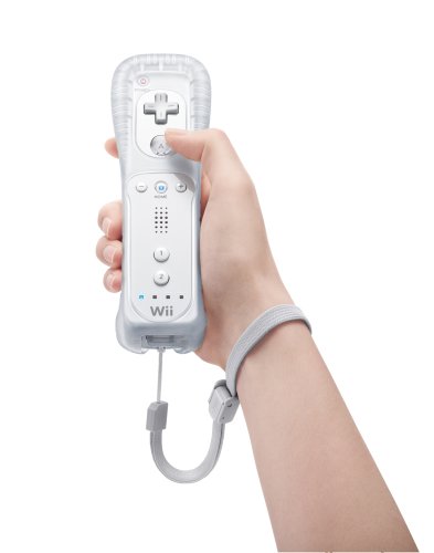Remote Controller+silicon Case for Nintendo WII White