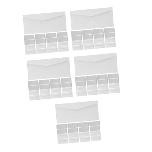Enveloppe vierge blanche papier OSALADI pour lettres commerciales et argent | 200 pièces