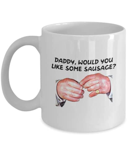Image of Tom Green - Freddy Got Fingered - King Charles - Daddy Would You Like Some Sausage? Funny Gift Slogan Mug SK511