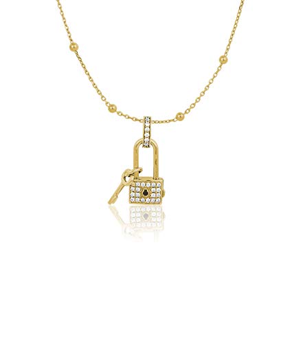 Collier Keylove Open my heart en argent 925 et zircone pour femme