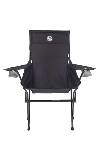 Big Agnes Big Six Armchair - High & Wide Luxury Camp Chair Black