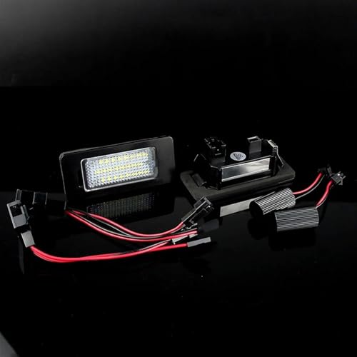 Luces de matrícula LED para Skoda Octavia y Fabia 2012-2016 2 uds 7