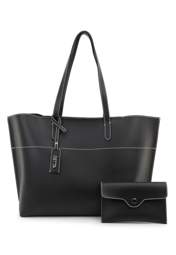 Bolsa Feminina Sacola Grande Cabe Notebook Para Escola e Faculdade (PRETA)