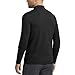 Zengjo Mock Turtleneck for Men Athletic Work Warm(Black,L)