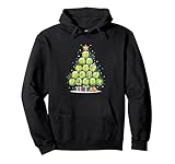 Motif tennis de Noël Sapin de Noël Tennis Sweat à Capuche