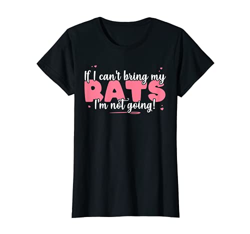 „If I Can't Bring My Rats I'm Not Going“ - Niedlicher Rattenliebhaber T-Shirt