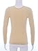 Hansber Kids Girls Boys Compression Base Layer Thermal Underwear Tops Stretchy Nylon Long Sleeve Undershirts Type A Nude 7-10